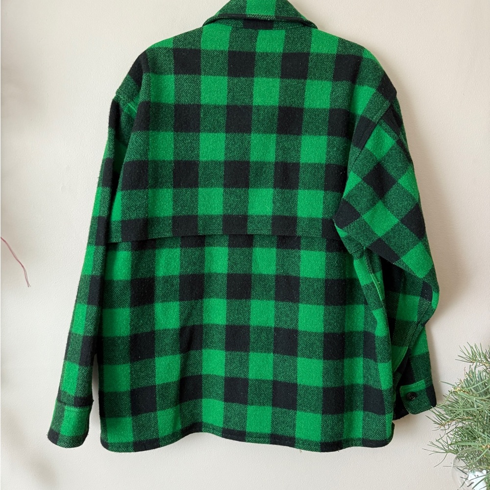 VTG vintage Johnson Woolen Mills buffalo check wool jacket XL - Picture 9 of 14